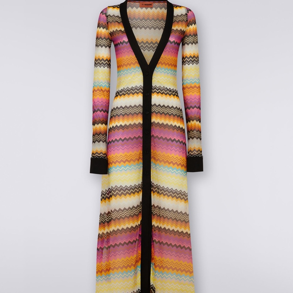 MISSONI zigzag cover up cardigan SIZE 2! Never worn! - Picture 2 of 6
